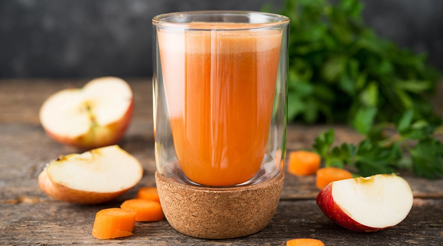 Carrot apple juice for weight loss