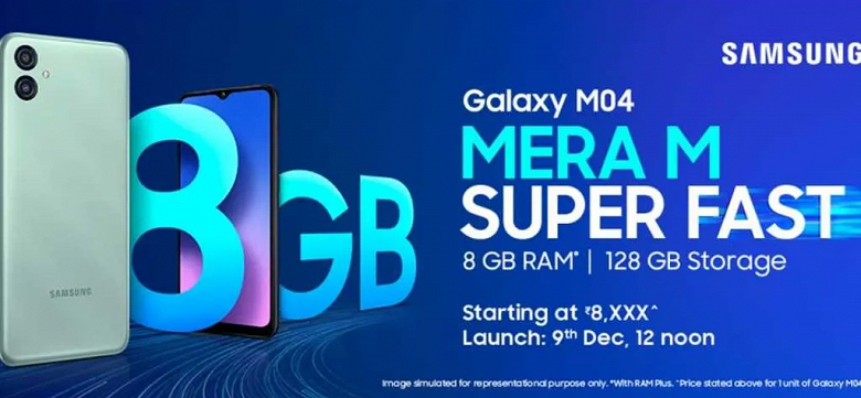 Galaxy M04