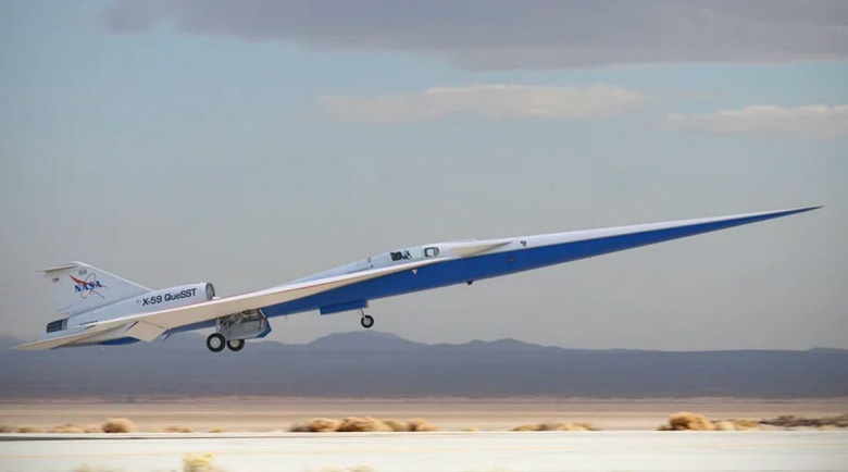  NASA X-59 aircraft