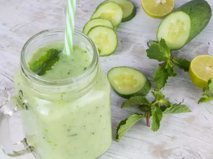 Spinach and Cucumber juice for weight loss
