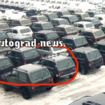 On the revived Lada Niva Bronto, a light “chandelier” is installed Lada Niva