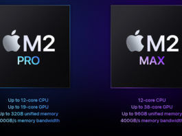 SoC M2 Pro and M2 Max