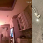 iPhone caught fire in the kitchen, the process was filmed by a surveillance camera iPhone