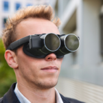 Presented smart glasses for the visually impaired. smart glasses