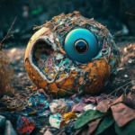 “Beeline” has learned to look garbage in the yards Clean-dirty