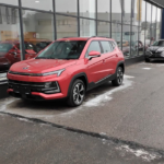 Moskvich 3 has heated seats and backs. Can be heated in the back Moskvich