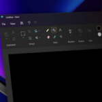 Redesigned Paint with a dark theme is already available on any version of Windows 11, Redesigned Paint with a dark theme