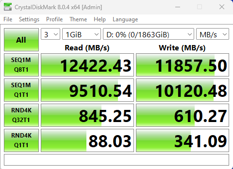 fast and quiet SSD 