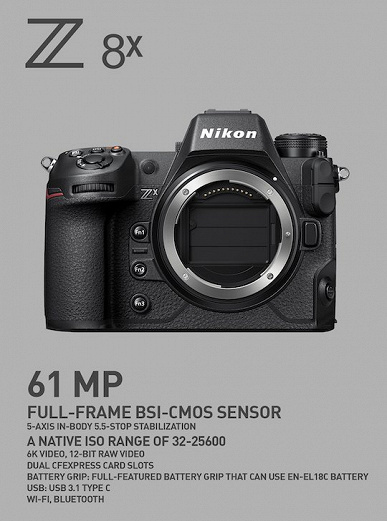 Nikon Z8x and Nikon Z8 full-frame mirrorless cameras revealed