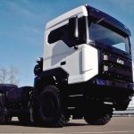 The first BAZ-S36A11 truck was produced at the former Toyota plant BAZ-S36A11 truck