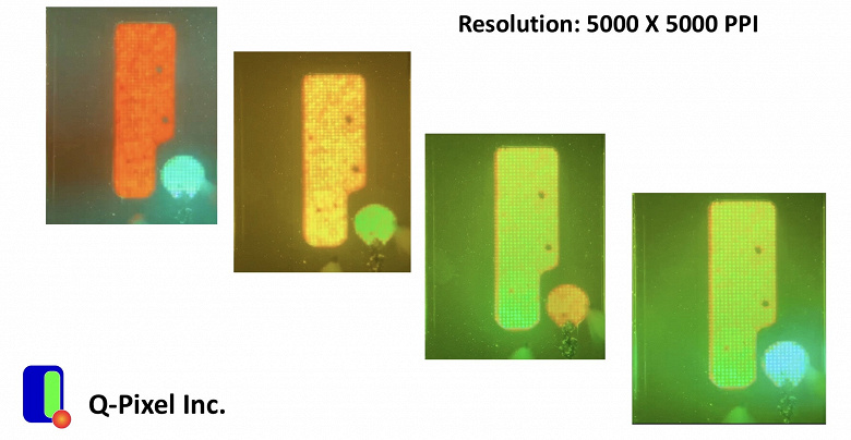 microLED display