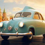 Kama has patented the design of the Atom electric car Atom electric car