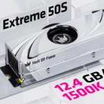12,400 MB/s and 1.5 million IOPS. Galax HOF Extreme 50S SSD introduced Galax HOF Extreme 50S SSD