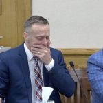 Former City Councilman Convicted of Sexual Abuse Seeks Sentence Reduction Byron Wiscombe during his sentencing in March