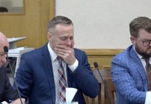 Former City Councilman Convicted of Sexual Abuse Seeks Sentence Reduction Byron Wiscombe during his sentencing in March