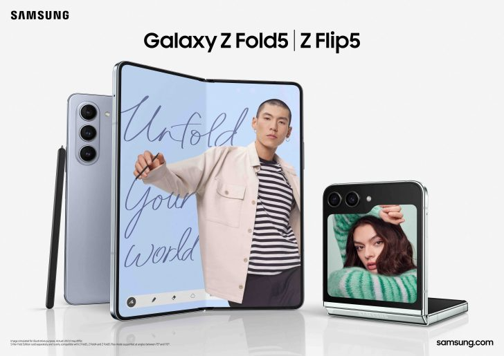 Galaxy Z Fold5 and Flip5