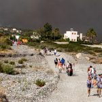 Greece evacuates tourists from Rhodes as wildfire spreads