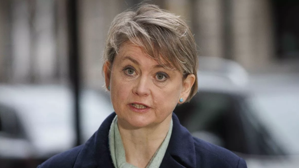 Labour's Yvette Cooper has hit out at an 'abysmal' drop in suspects being charged