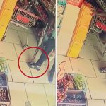 During the process of servicing an ABM (Automated Teller Machine), a security guard accidentally shoots himself in the foot Security guard shoots self in the foot while servicing ABM