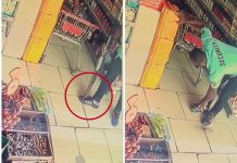 During the process of servicing an ABM (Automated Teller Machine), a security guard accidentally shoots himself in the foot Security guard shoots self in the foot while servicing ABM