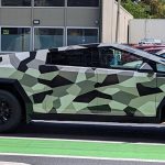 Elon Musk commented on the photo of the Tesla Cybertruck in camouflage Tesla Cybertruck