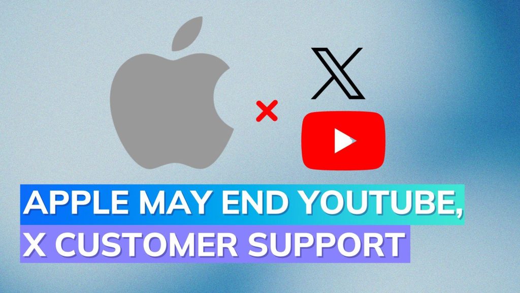 Apple Support to Discontinue Chat Assistance on X and YouTube