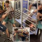 Disturbing Incident in NYC Subway as Man Ignites Newspapers and Targets Riders Disturbing video has emerged of a fight on a New York City subway car