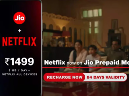 Reliance Jio launches Netflix subscription on prepaid plans