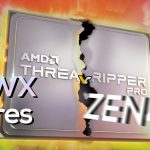 Top Ryzen Threadripper Pro 7995WX lit up in the benchmark Ryzen Threadripper Pro 7995WX