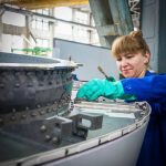 The first set of engine nacelles for the PD-8 engine of the SJ-100 aircraft was assembled in Voronezh SJ-100 aircraft