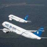 SJ-100 and MS-21 flight tes