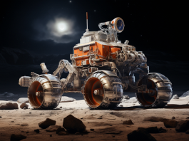 Vikram lander on moon