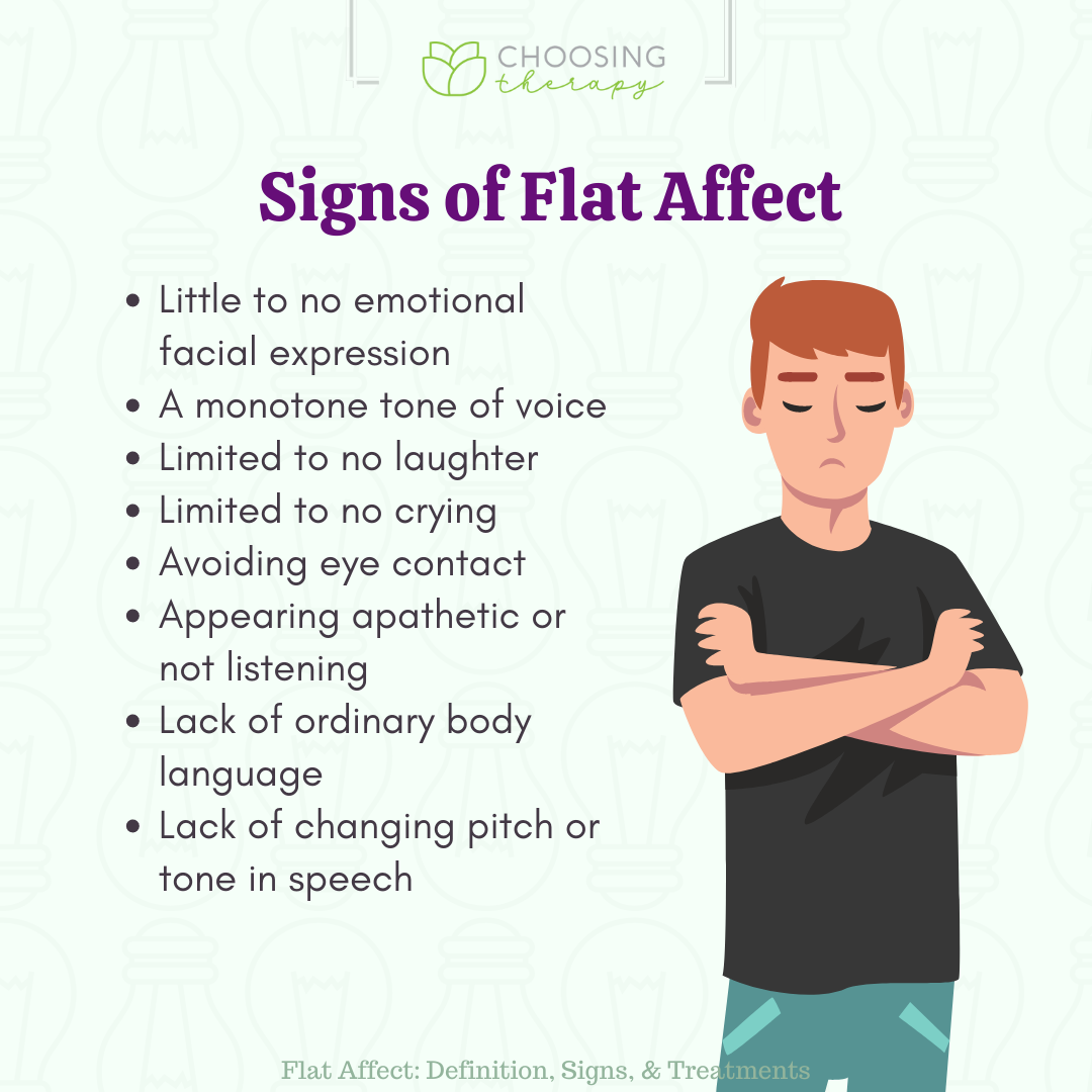 flat affect