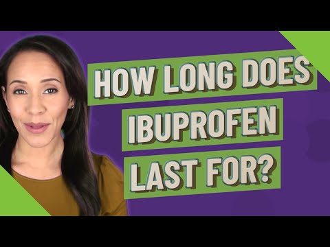 how long does ibuprofen take to work