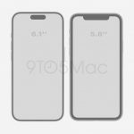 You can see how much the bezel on the iPhone 15 will shrink compared to the iPhone X and later. iPhone 15