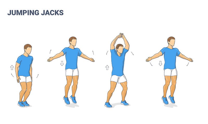 jumping jacks