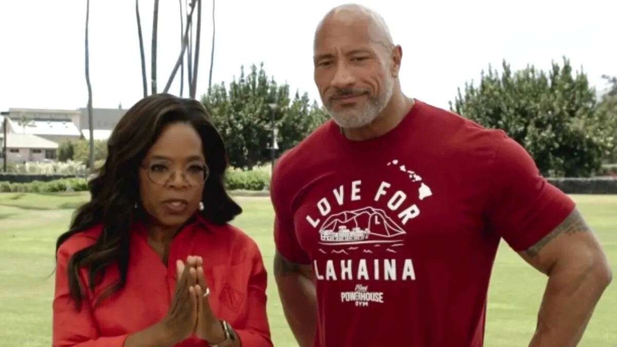 Controversy Surrounds Dwayne ‘The Rock’ Johnson And Oprah Winfrey For Fans’ Maui Fund Contributions