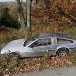 Legendary DeLorean DMC-12 from Back to the Future found abandoned on Google Maps Legendary DeLorean DMC-12