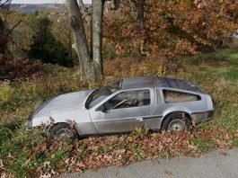 Legendary DeLorean DMC-12 from Back to the Future found abandoned on Google Maps Legendary DeLorean DMC-12