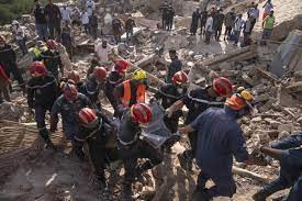 Morocco Quake’s Impact Village Buried Under Boulders