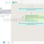 WhatsApp application for iPad