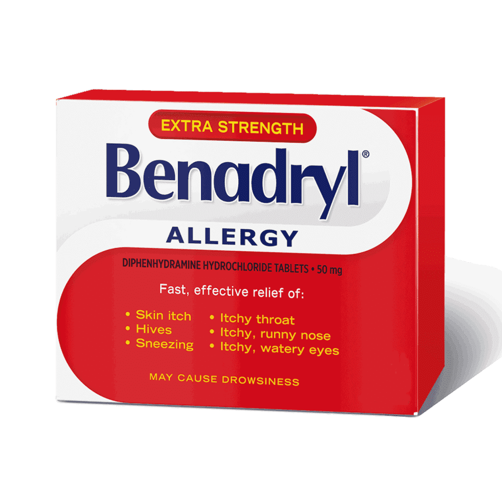 benadryl allergy