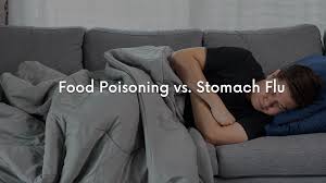 food poisoning vs stomach flu