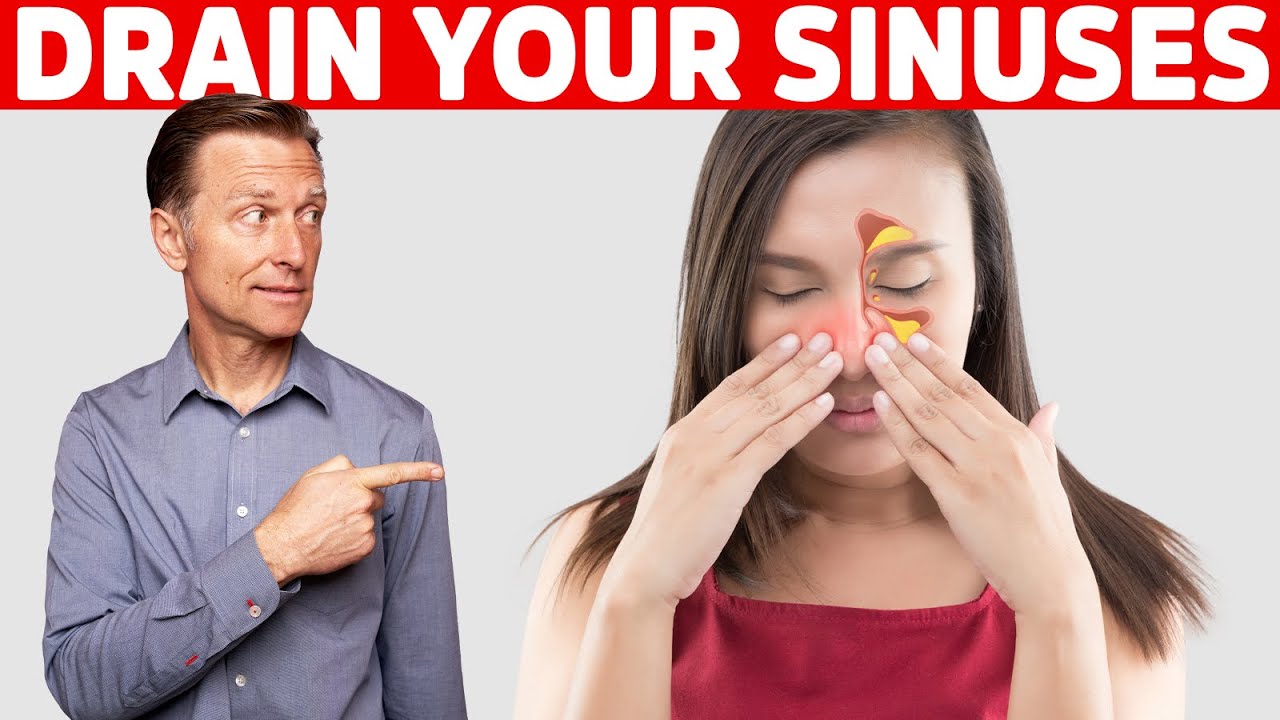 how to drain sinuses