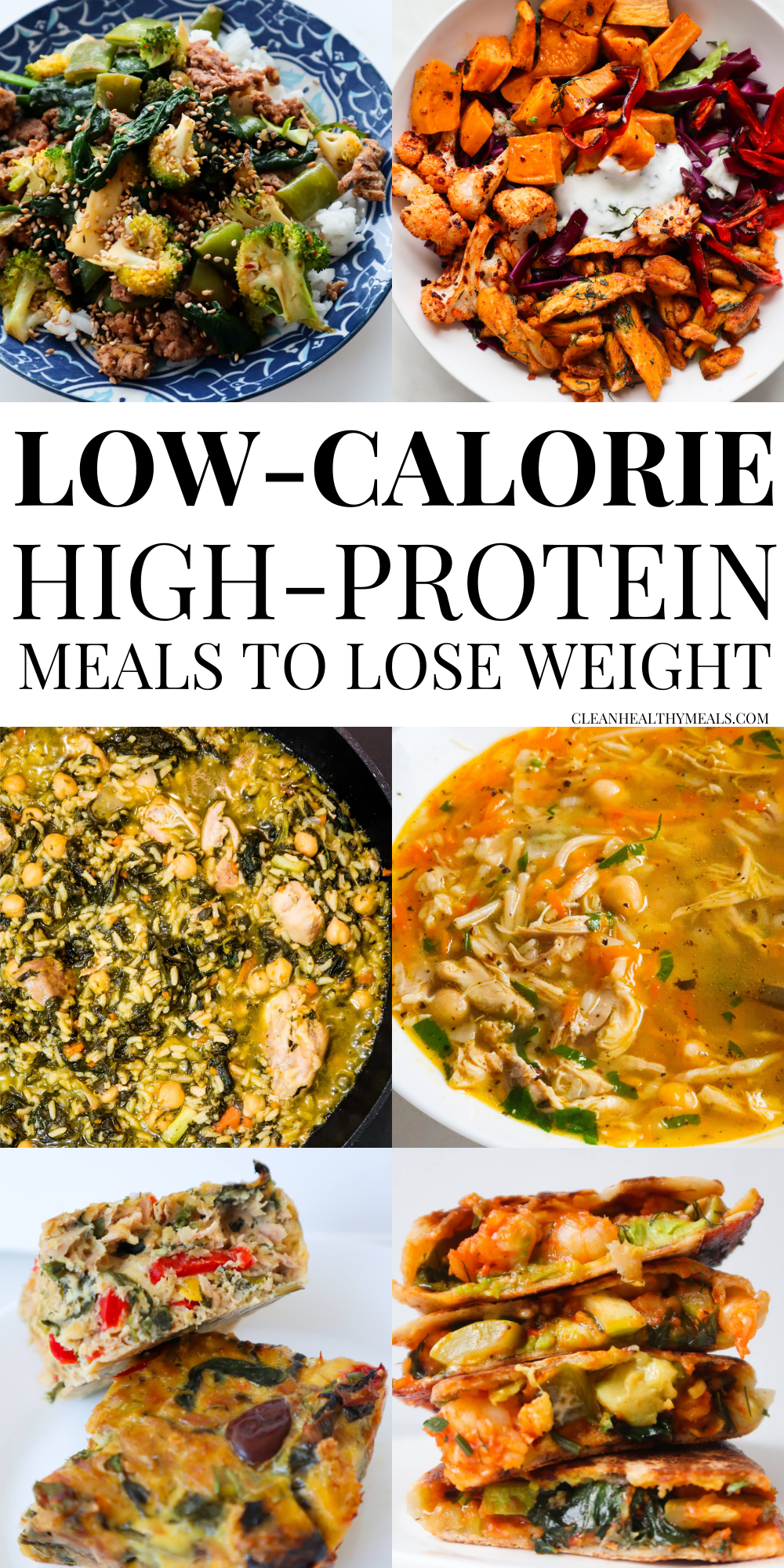 low calorie high protein meals