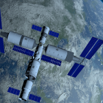 Impressive satellite video: Chinese Tiangong space station being assembled in orbit satellite
