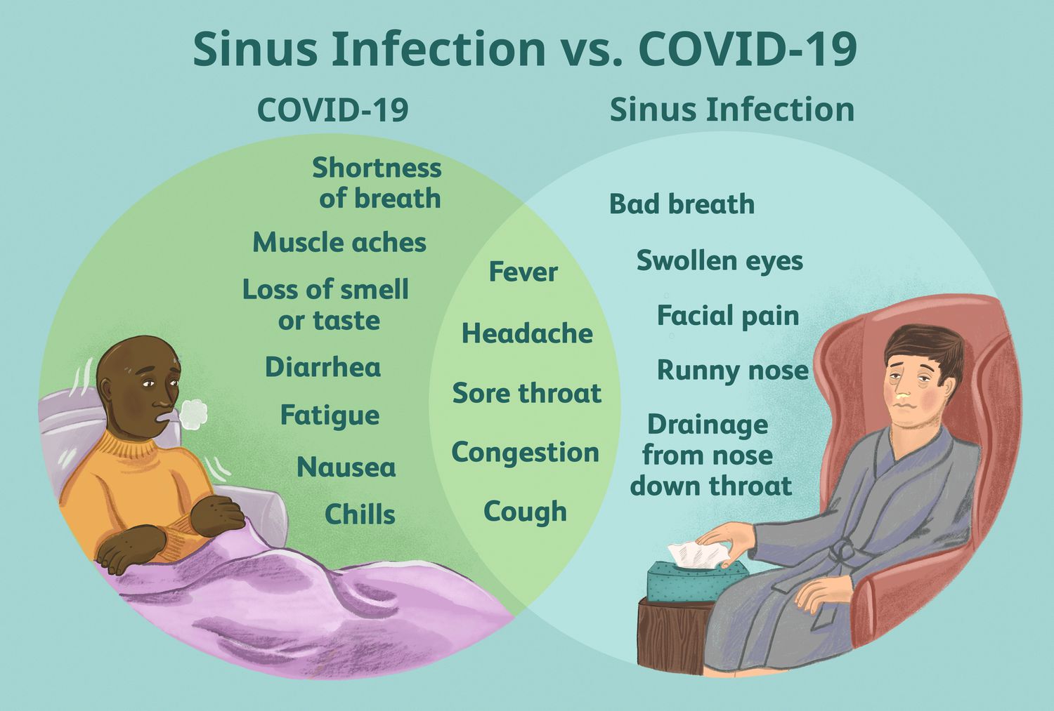 sinus infection vs cold