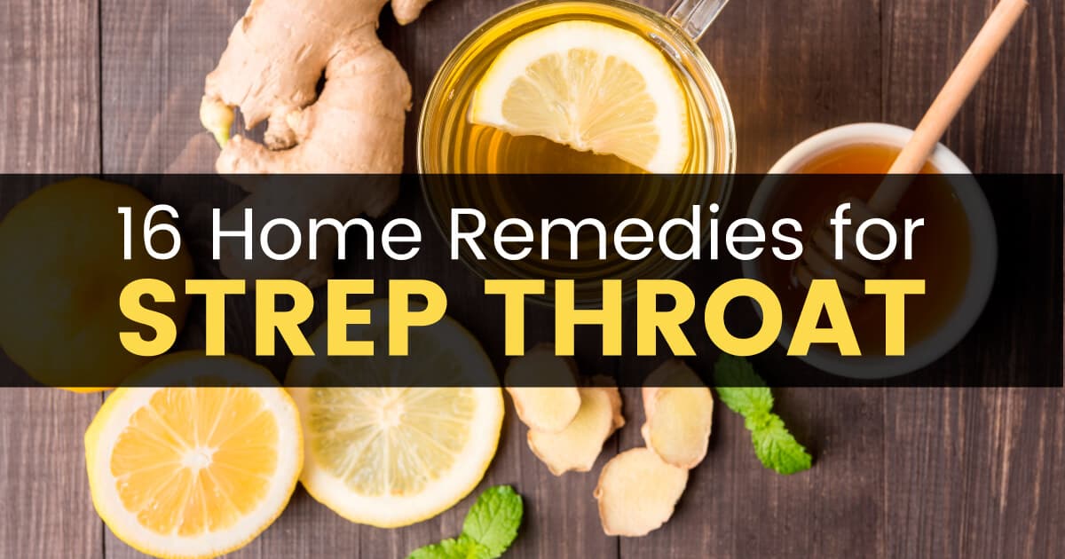 strep throat home remedies