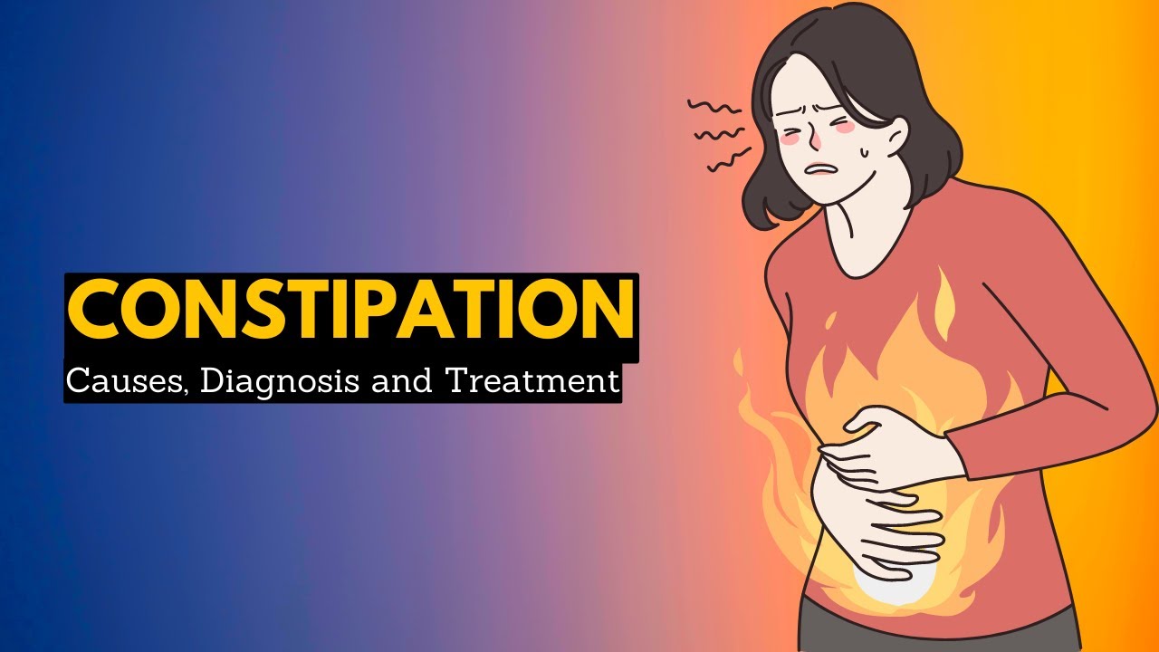 where is constipation pain felt