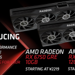 This is how AMD describes the latest Radeon RX 6750 GRE graphics card for $305 AMD
